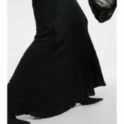 Balenciaga Turtleneck Cotton-blend Maxi Dress -Balenciaga Sportswear unnamed file 735