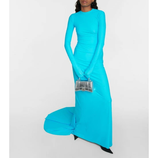 Balenciaga Swimsuit Cutout Gown 1 Balenciaga Swimsuit Cutout Gown