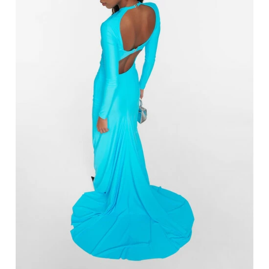 Balenciaga Swimsuit Cutout Gown 2 Balenciaga Swimsuit Cutout Gown - Image 2