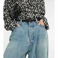 Balenciaga BB Leather Belt