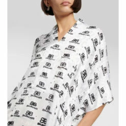 Balenciaga BB Icon Jacquard Silk Midi Dress -Balenciaga Sportswear unnamed file 77