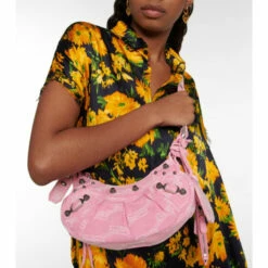 Balenciaga Le Cagole XS Denim Shoulder Bag