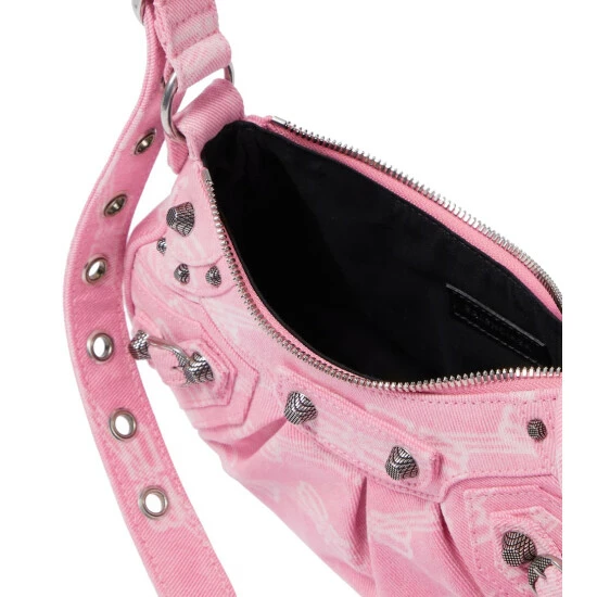 Balenciaga Le Cagole XS Denim Shoulder Bag 2 Balenciaga Le Cagole XS Denim Shoulder Bag - Image 2