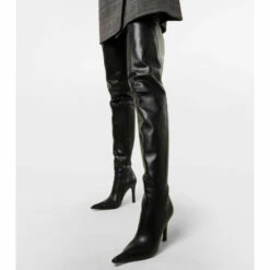 Balenciaga Over-the-knee Leather Boots -Balenciaga Sportswear unnamed file 822