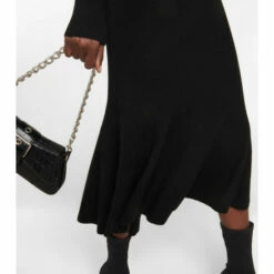 Balenciaga Turtleneck Wool-blend Midi Dress -Balenciaga Sportswear unnamed file 828