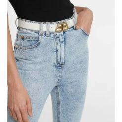 Balenciaga BB Leather Belt