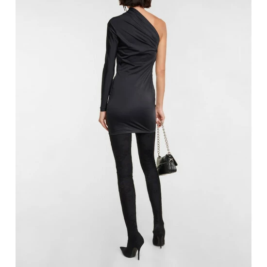 Balenciaga One-shoulder Jersey Minidress 2 Balenciaga One-shoulder Jersey Minidress - Image 2