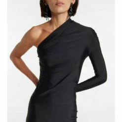 Balenciaga One-shoulder Jersey Minidress 5 Balenciaga One-shoulder Jersey Minidress -Balenciaga Sportswear unnamed file 848