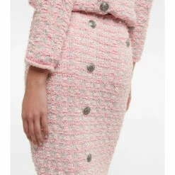 Balenciaga Tweed Midi Skirt -Balenciaga Sportswear unnamed file 879