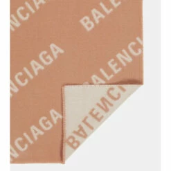 Balenciaga Logo Intarsia Wool Scarf -Balenciaga Sportswear unnamed file 913