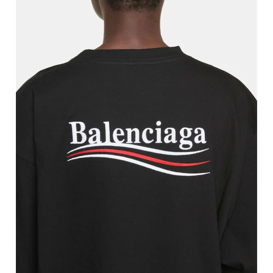 Balenciaga Logo Cotton T-shirt 4 Balenciaga Logo Cotton T-shirt - Image 4