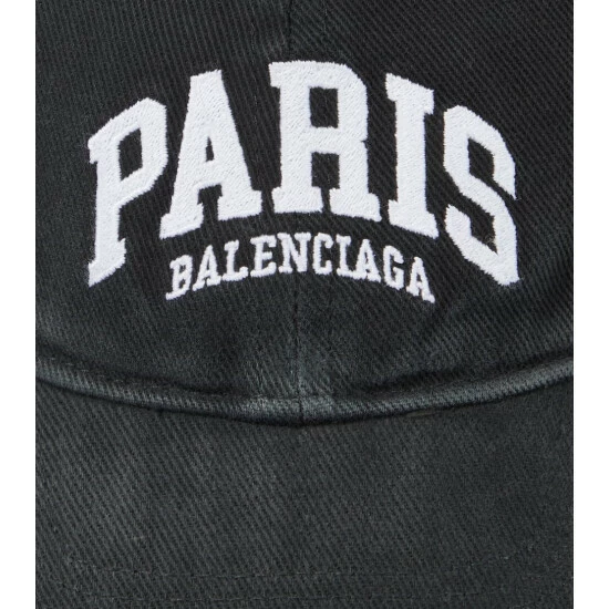 Balenciaga Logo Cotton Baseball Cap 2 Balenciaga Logo Cotton Baseball Cap - Image 2