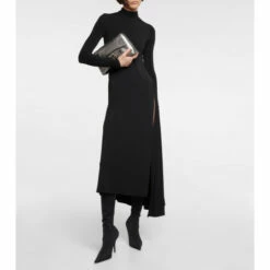 Balenciaga Draped Jersey Gown